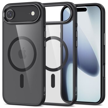 Tech-Protect MagFlex MagSafe Phone Case Cover iPhone 17 Air - Clear Black