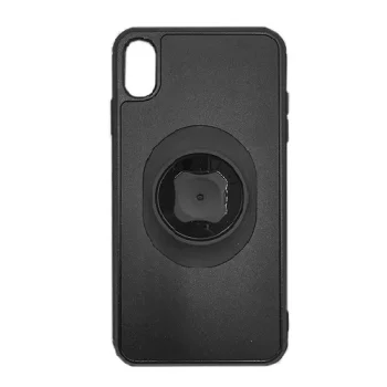 Dėklas su laikiklio tvirtinimu iPhone XR, juodas