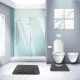 Bathroom Rug Set 3 pcs – Grey Ruhhy