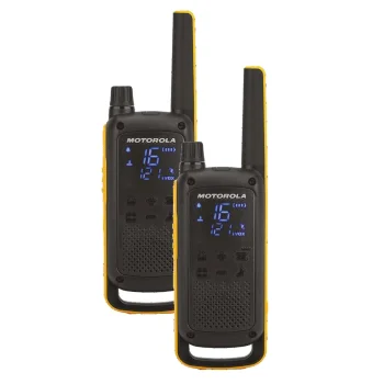 Motorola Talkabout T82 Extreme nešiojamos radijo stotelės, 2 vnt., geltonos