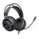 Laidinės žaidimų ausinės Onikuma X88 su RGB ir mikrofonu, juodos