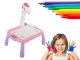 Kids Drawing Projector - Table with Markers, Pink