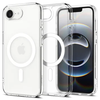 „Spigen Ultra Hybrid MagSafe“ dėklas „iPhone 16e / 17e“, baltas