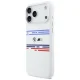 BMW M Silicon Horizontal Line MagSafe Case for iPhone 17 Pro Max - White