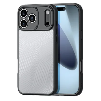 Dux Ducis iPhone 17 Pro Max dėklas Aimo, juodas