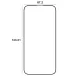 Etteri 9D apsauginis stiklas, skirtas Apple iPhone 15 Pro 6.1\"