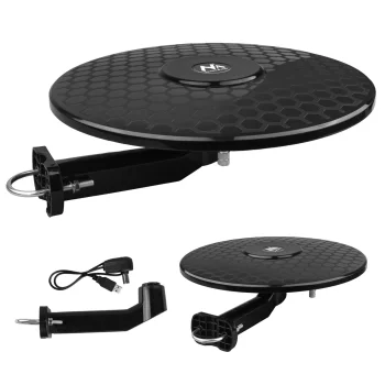 Maclean MCTV-102 įvairiakryptė DVB-T/T2 HEVC aktyvioji antena, USB 5V