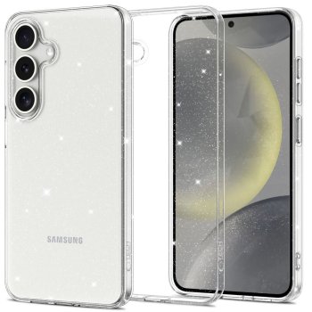 Tech-Protect FlexAir Case for Samsung Galaxy S25 Clear Glitter