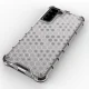 Dėklas Samsung Galaxy S22+ (S22 Plus) Honeycomb su TPU rėmeliu, mėlynas
