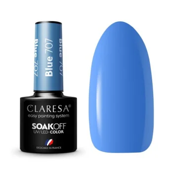 Hibridinis nagų lakas Claresa BLUE 707, 5 g