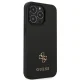 Guess Saffiano 4G Small Metal Logo dėklas iPhone 13 Pro / 13, juodas