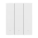 Išmanusis jutiklinis jungiklis Sonoff ZBM5-3C-80W, 3 kanalų, Zigbee
