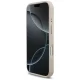 Guess 4G Stripe MagSafe dėklas telefonui Apple iPhone 17 Pro, rožinis
