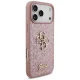 Guess Fixed Glitter Big 4G dėklas skirtas iPhone 18 Pro Max / 17 Pro Max, rožinis