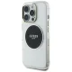 Guess dėklas iPhone 16 Pro Max telefonui IML Metal Colored Circle MagSafe, juodas