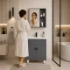 Multigarden ModernHome vonios baldų komplektas su praustuvu ir veidrodžiu