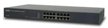 16 prievadų Gigabit Ethernet tinklo jungiklis