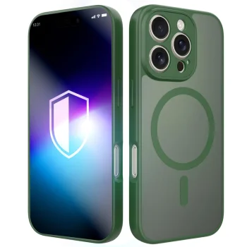 3mk Misty MagCase for iPhone 16 Pro with MagSafe, Green
