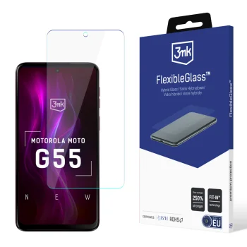 3Mk Protection FlexibleGlass Hybrid Glass for Motorola Moto G55 5G