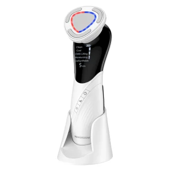 Veido masažuoklis MAXGROOM D849 9-in-1 su priežiūros funkcijomis, baltas