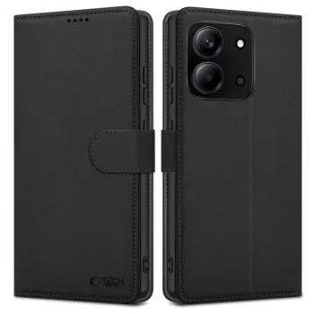 Tech-Protect Wallet case for Xiaomi Redmi 15C / Poco 85C 173 mm, black
