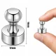 Neodimo magnetai šaldytuvui ir lentai 16x12 mm, 16 vnt., sidabriniai