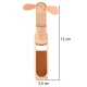 Portable Mini USB Fan with Power Bank Function, Pink