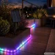 Colorful 10m LED Strip with Solar Panel and Remote, IP65