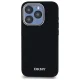 DKNY Plain Logo MagSafe dėklas telefonui iPhone 15 Pro, juodas
