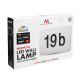 Maclean MCE292 W fasadinis LED šviestuvas su namo numeriu, baltas
