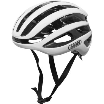 Dviratininko šalmas Abus AirBreaker, Polar White, S dydis