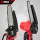 Akumuliatorinis grandininis pjūklas OPEX TOOLS OPX28026 6\" 21V 2x 1.5Ah, raudonas / juodas