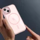 Tech-Protect Dėklas iPhone 15 MagMat MagSafe, skaidrus rožinis
