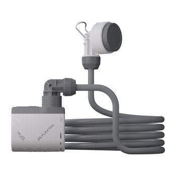 Nešiojamas dušas su siurbliu Flextail Tiny Shower-W, baltas