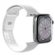 Puro Icon silikoninis dirželis Apple Watch 38 / 40 / 41 mm, baltas
