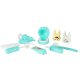 Kids Dentist Play Set with Hippo, Blue