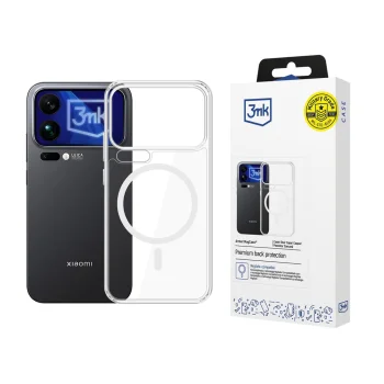 Dėklas 3mk Armor MagCase skirtas Xiaomi 17 Pro Max, skaidrus