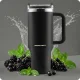 Berdsen Vacuum Thermos Mug with Straw 1180 ml, Black