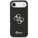 Guess Silicone Big 4G Script dėklas iPhone Air, juodas