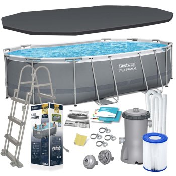 Bestway 56448 Power Steel karkasinis baseinas 488x305x107 cm