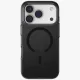 Uniq Clario Magclick Charging dėklas, skirtas iPhone 17 Pro, juodas