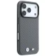 BMW M Carbon Metal Logo MagSafe dėklas skirtas iPhone 17 Pro / 18 Pro, pilkas