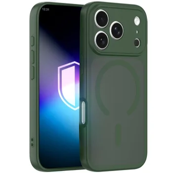 3mk Misty MagCase for iPhone 17 Pro Max Green