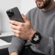 Tech-Protect NylonLoop strap for Apple Watch 44/45/46/49 mm, black