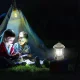 Rechargeable LED COB Camping Lantern with USB, Green