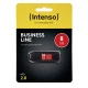 USB atmintinė Intenso Business Line 8 GB USB 2.0, juoda/raudona