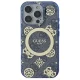 Guess dėklas iPhone 16 Pro Max telefonui su MagSafe, mėlynas