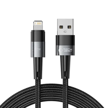 Tech-Protect UltraBoost USB-A į Lightning laidas 12W 2.4A 2m, pilkas