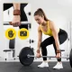 4FIZJO odiniai traukos diržai Deadlift Straps, rudi