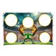 Movepro Football Goal with Target Wall 180x122 cm, White